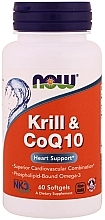 Krill Oil & Coenzyme Q10 - Now Foods Krill & CoQ10 — photo N1