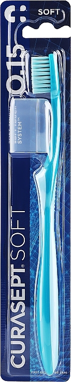 Soft 0.15 Toothbrush, turquoise-blue - Curaprox Curasept Toothbrush — photo N1