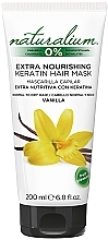 Fragrances, Perfumes, Cosmetics Vanilla Mask for Normal & Dry Hair - Naturalium Vanilla Extra Nourishing Keratin Hair Mask