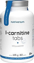 Fragrances, Perfumes, Cosmetics L-Carnitine Dietary Supplement, 60 Tabs - Nutriversum L-Carnitine Tabs