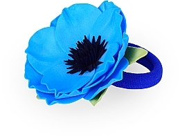 Blue Anemone Elastic Hair Band - Katya Snezhkova — photo N2