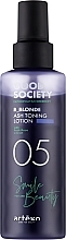 Fragrances, Perfumes, Cosmetics Toning Hair Lotion - Artego Good Society 05 B_Blonde Toning Lotion