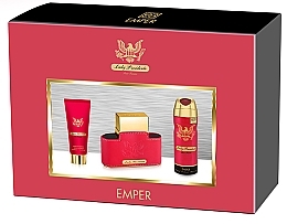 Fragrances, Perfumes, Cosmetics Emper Lady Presidente - Set (edp/80ml + deo/200ml + b/lot/100ml)