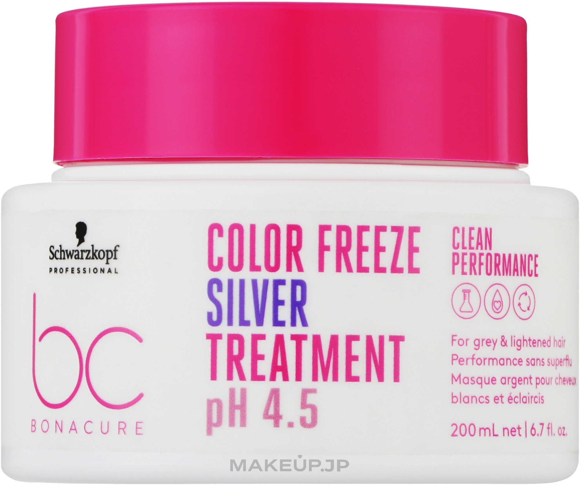 Mask for Grey and Bleached Hair - Schwarzkopf Professional Bonacure Color Freeze Silver Treatment pH 4.5 — photo 200 ml