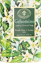 Fragrances, Perfumes, Cosmetics Natural Soap "Jasmine" - Saponificio Artigianale Fiorentino Masaccio Jasmine Soap