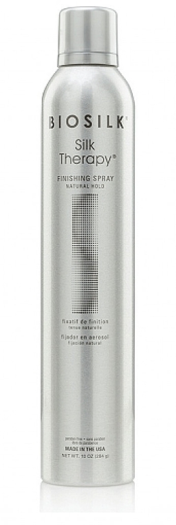 Hair Spray - Biosilk Silk Therapy Finishing Spray Natural Hold — photo N1