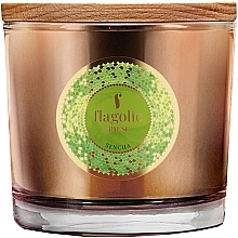 Scented Candle in Glass "Green Tea" - Flagolie Fragranced Candle Green Tea — photo N1