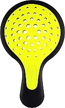 Hair Brush, black and yellow - Janeke Superbrush Mini Yelow — photo N2