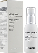 Brightening Multivitamin Idebenone Serum - MEDIPEEL Derma Maison Vitabenone Serum — photo N2