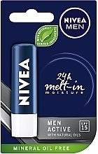 Fragrances, Perfumes, Cosmetics Lip Balm - NIVEA Men Active Care SPF 15