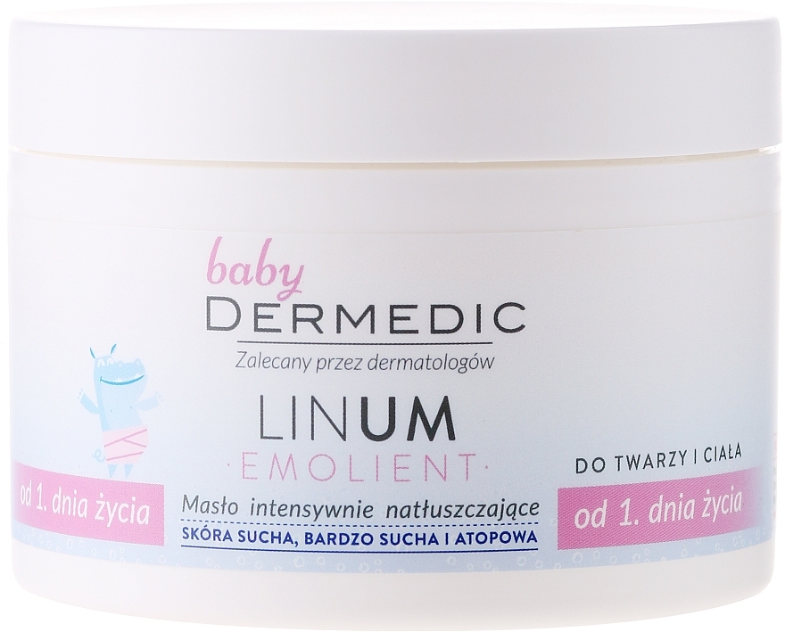 Face & Body Oil - Dermedic Emolient Linum Baby — photo N3