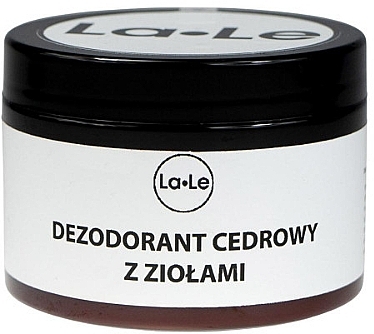 Cedar Oil & Herbs Deodorant Cream - La-Le Cream Deodorant — photo N1