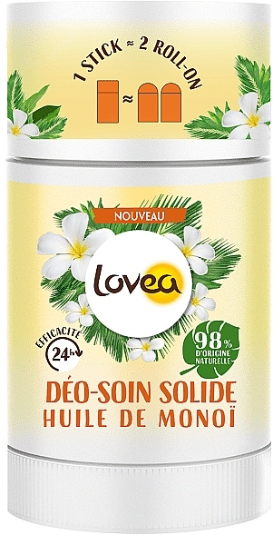 Deodorant - Lovea Deo Soin Solide Monoi — photo N1