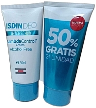 Set - Isdin Lambda Control Deodorant Cream Duo (deo/2x50ml) — photo N1