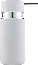 Fragrances, Perfumes, Cosmetics Liquid Soap Dispenser, white - Bisk Round