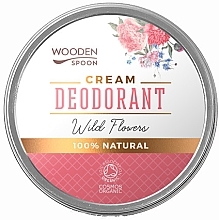 Fragrances, Perfumes, Cosmetics Body Deodorant Cream "Wild Flowers" - Wooden Spoon Wild Flowers