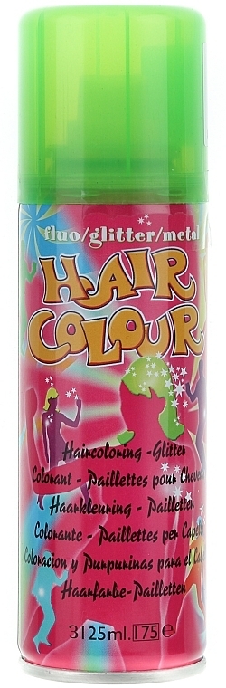 Color Hair Spray, green - Sibel Color Hair Spray — photo N1