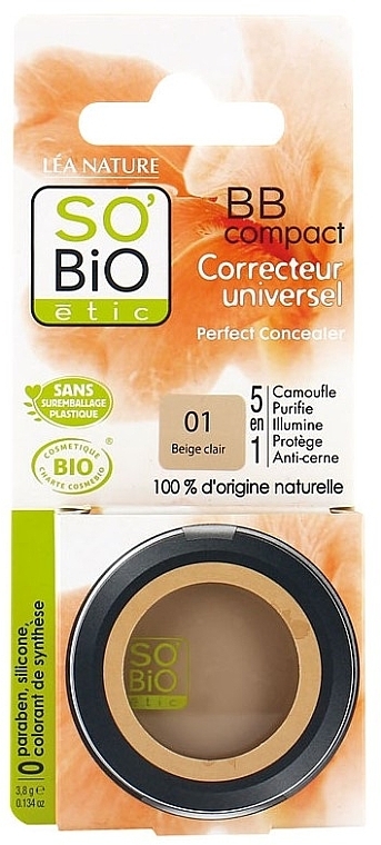 BB Concealer - So'Bio Etic BB Compact Correttore Universale — photo N1