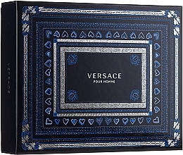 Fragrances, Perfumes, Cosmetics Versace Pour Homme - Set (edt/50ml + sh/gel/50 ml + ash/balm/50 ml)