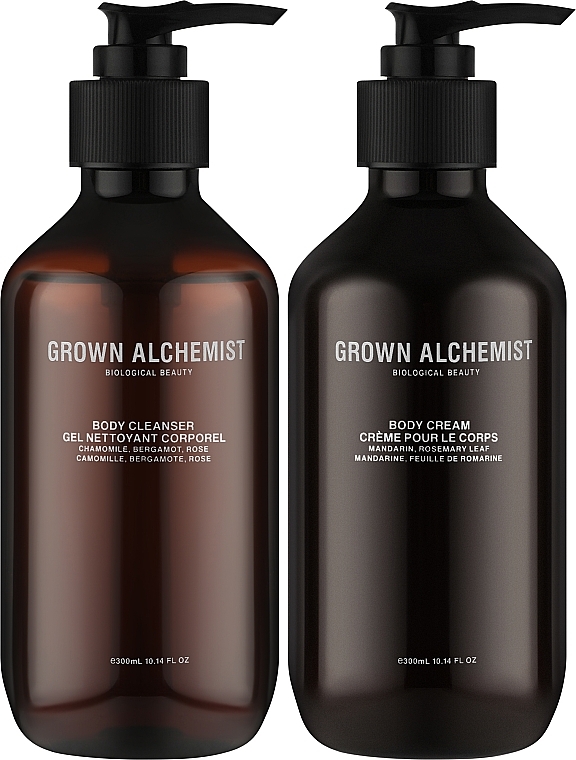 Set - Grown Alchemist Refresh & Rejuvenate Body Care (b cleanser/300ml + b/cream/300ml) — photo N2