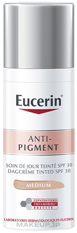 Foundation - Eucerin Anti-Pigment Tinted Day Care SPF30 — photo Medium