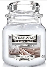 Fragrances, Perfumes, Cosmetics Candle in a Glass Jar - Yankee Candle Home Inspiration Jar Duvet Day