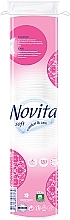Cosmetic Cotton Pads, 120pcs - Novita Soft Comfort & Care — photo N1
