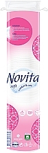 Fragrances, Perfumes, Cosmetics Cosmetic Cotton Pads, 120pcs - Novita Soft Comfort & Care