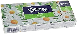 Paper Tissues "Chamomile", 10x10pcs - Kleenex — photo N2