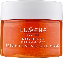 Fragrances, Perfumes, Cosmetics Fresh Glow Brightening Gel Mask  - Lumene Valo Nordic-C Fresh Glow Brightening Gel Mask (mini)