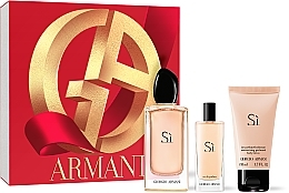 Fragrances, Perfumes, Cosmetics Giorgio Armani Si - Set (edp/100ml + b/lot/50ml + edp/15ml)