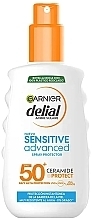 Sun Spray - Garnier Delial Sensitive Advanced Protector Spray SPF50+ Ceramide Protect — photo N1