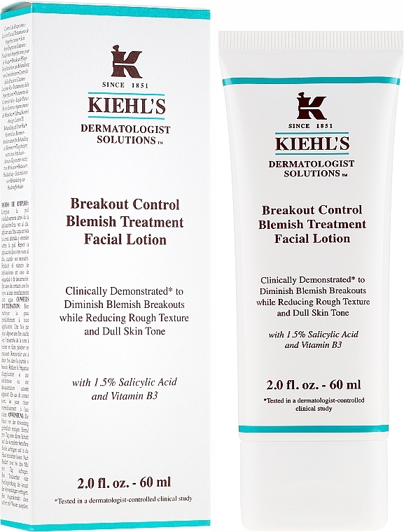 Breakout Control Blemish Treatment Lotion - Kiehl’s Dermatologist Solutions Breakout Control Blemish Treatment Lotion — photo N1