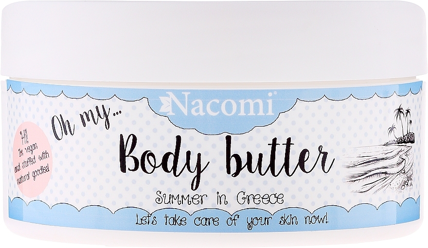 Grape Seed & Shea Body Butter - Nacomi Body Butter Summer in Creece — photo N1