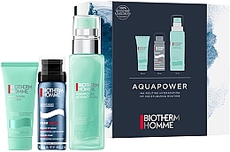 Fragrances, Perfumes, Cosmetics Set - Biotherm Aquapower Spring Set 2022 (f/cl/40ml + f/gel/75ml + sh/foam/50ml)