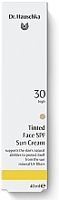 Sunscreen Foundation - Dr. Hauschka Tinted Face Sun Cream SPF 30 — photo N2