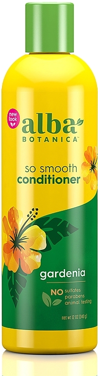 Hair Conditioner "Smoothness with Gardenia" - Alba Botanica Natural Hawaiian — photo N1