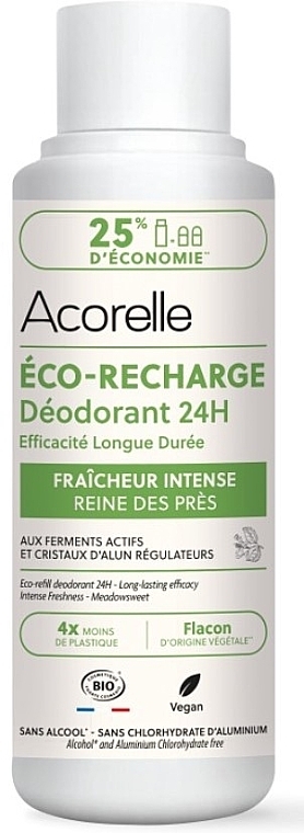 Roll-on deodorant - Acorelle Deodorant Roll On 24H Fraicheur Intense Eco-refill (refill) — photo N1