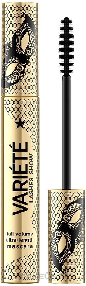 Mascara - Eveline Cosmetics Variete Lashes Show Full Volume Ultra-Length Mascara — photo Black