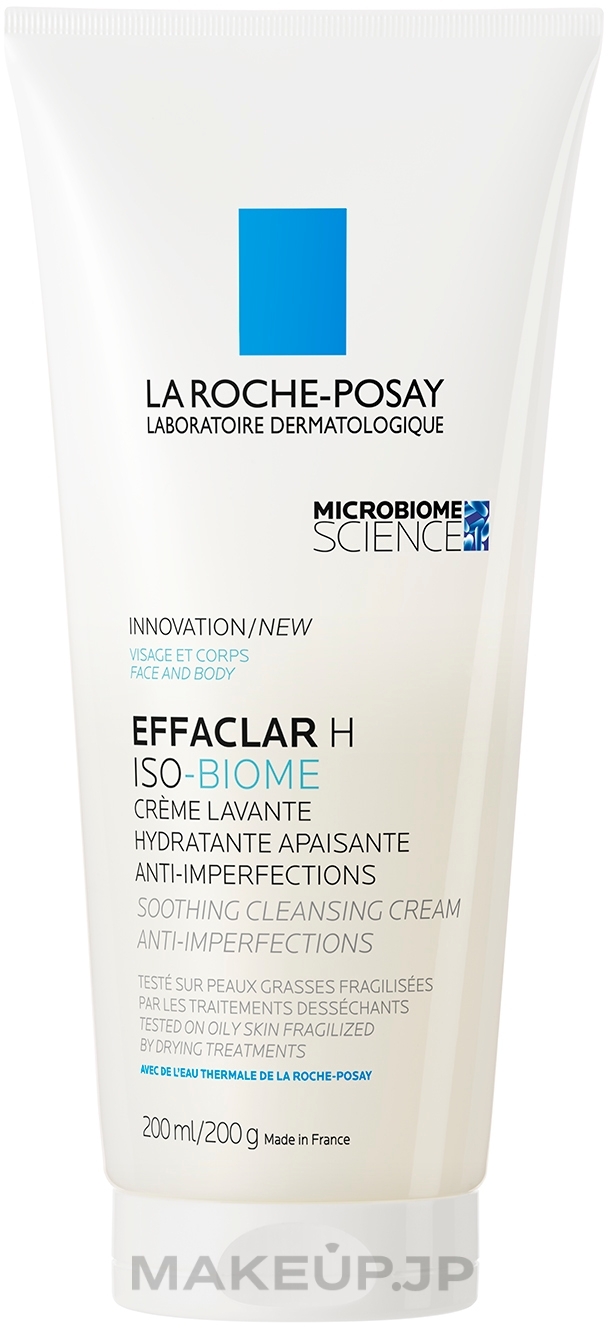 Cleansing Cream Gel for Problem Skin - La Roche-Posay Effaclar H Iso Biome Cleansing Cream — photo 200 ml