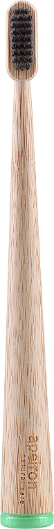 Bamboo Toothbrush, green - Apeiron — photo N1
