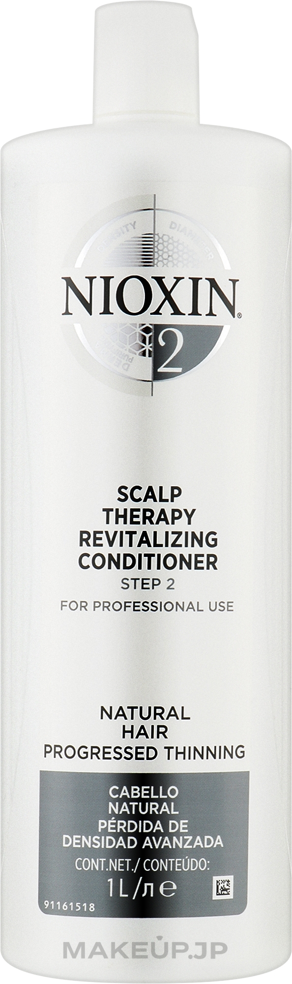 Moisturizing Conditioner - Nioxin Thinning Hair System 2 Scalp Revitalizing Conditioner Step 2 — photo 1000 ml