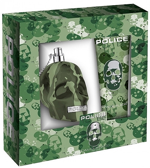 Police To Be Camouflage - Set (edt/75ml + b/shamp/100ml) — photo N1