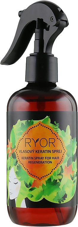 Keratin Hair Spray - Ryor Keratin Spray For Hair Regeneration — photo N1