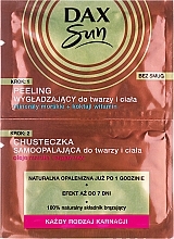 Fragrances, Perfumes, Cosmetics Facial Peeling - Dax Sun Peeling+Chusteczka