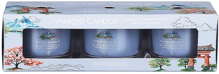 Scented Candle Set "Majestic Mount Fuji" - Yankee Candle Majestic Mount Fuji (candle/3x37g) — photo N2