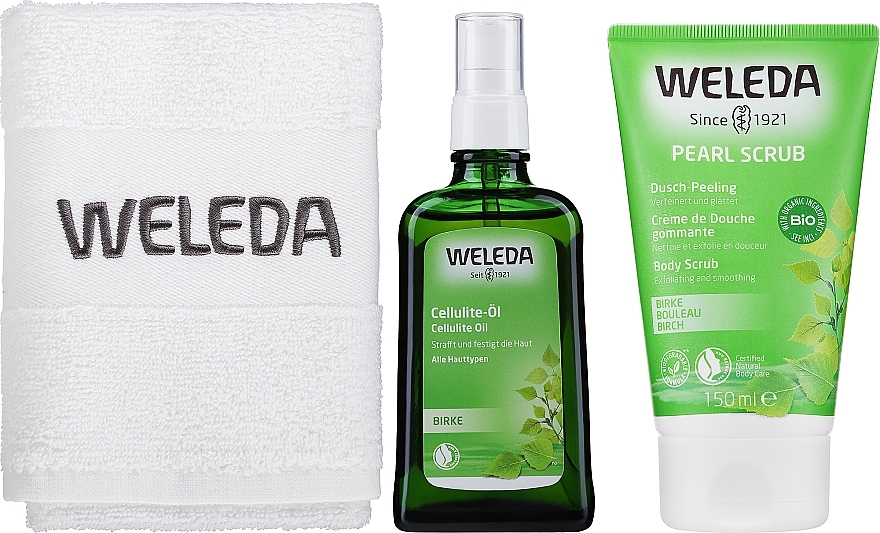 Set - Weleda Happy Skin (b/peel/150ml + b/oil/100ml + towel) — photo N1