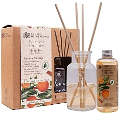 Fragrances, Perfumes, Cosmetics Cinnamon & Orange Set - La Casa De Los Aromas Reed Diffuser XL Botanical Home Box Cinnamon & Orange