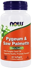 Softgels - Now Foods Pygeum & Saw Palmetto — photo N4