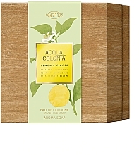 Fragrances, Perfumes, Cosmetics Maurer & Wirtz 4711 Aqua Colognia Lemon & Ginger - Set (col 170ml + soap/100g)